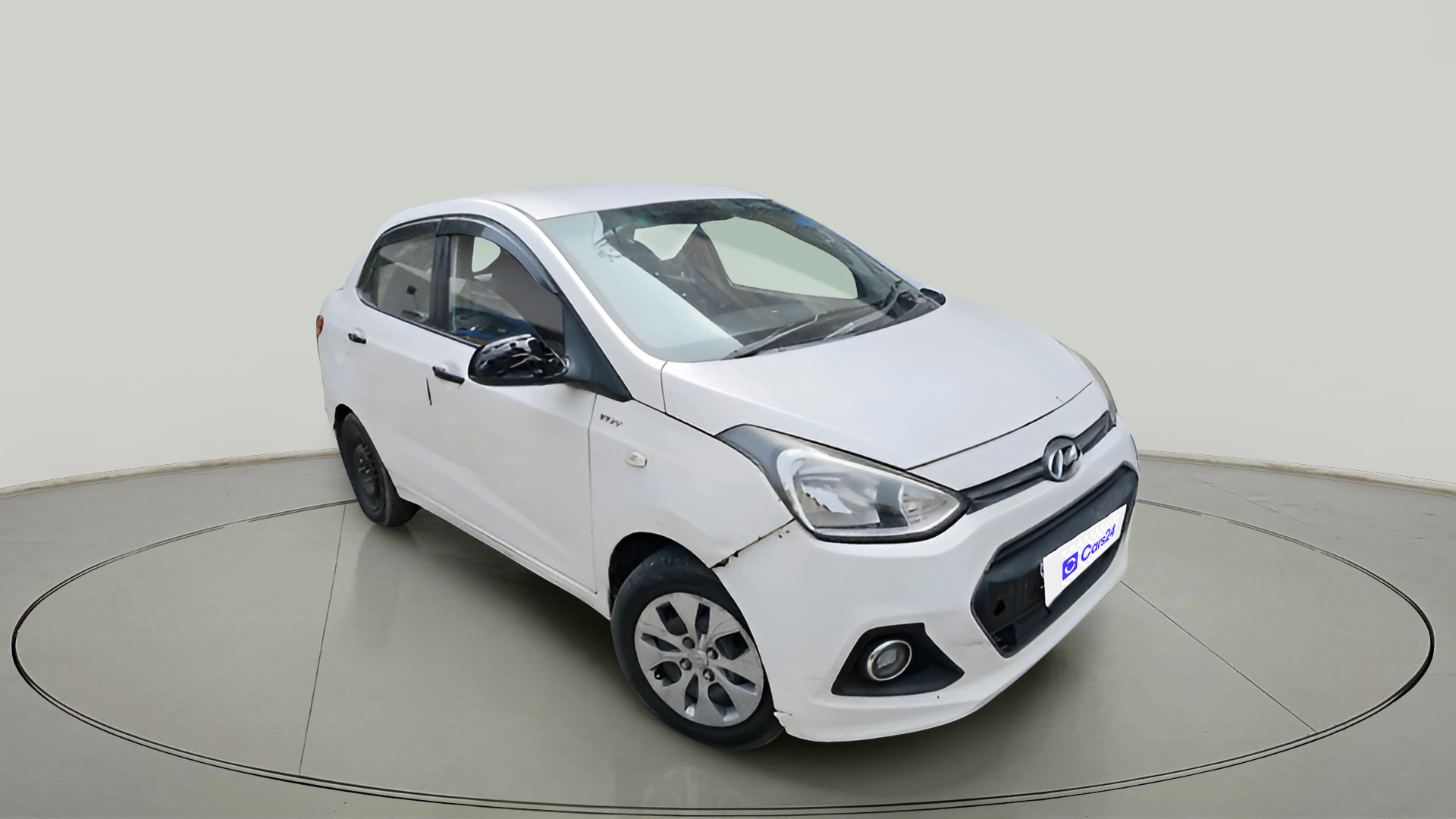 2016 Hyundai Xcent BASE 1.2, CNG, Manual, 1,90,467 km, exterior