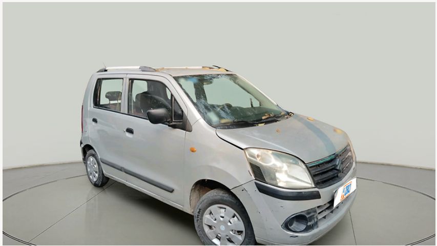 2012 Maruti Wagon R 1.0 LXI, Petrol, Manual, 74,546 km, exterior