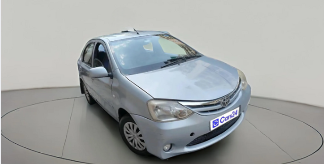 2011 Toyota Etios G, Petrol, Manual, 96,640 km, exterior