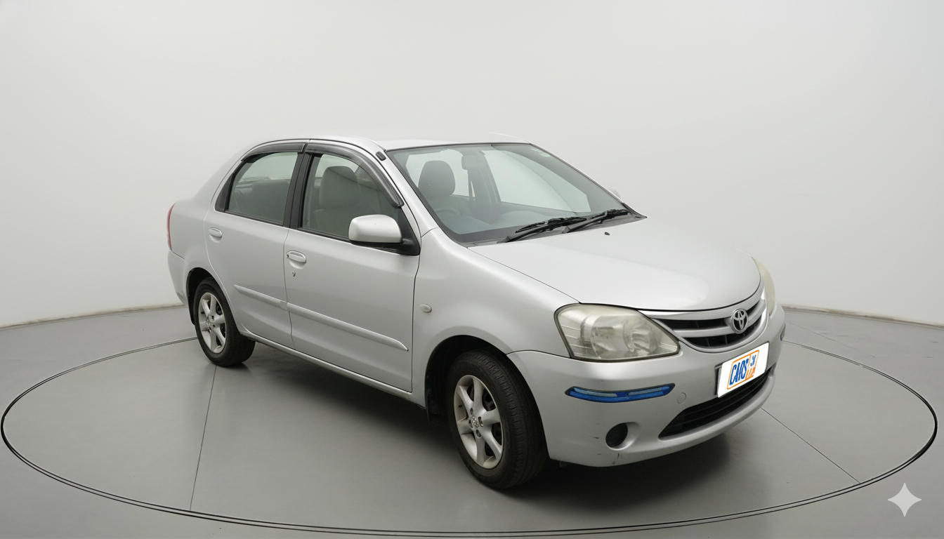 2011 Toyota Etios G, Petrol, Manual, 76,452 km, exterior