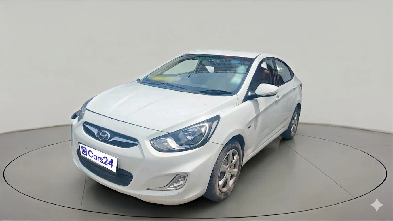 2012 Hyundai Verna FLUIDIC 1.6 VTVT EX, Petrol, Manual, 93,165 km, exterior
