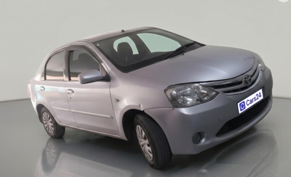 2011 Toyota Etios G, CNG, Manual, 1,77,777 km, exterior