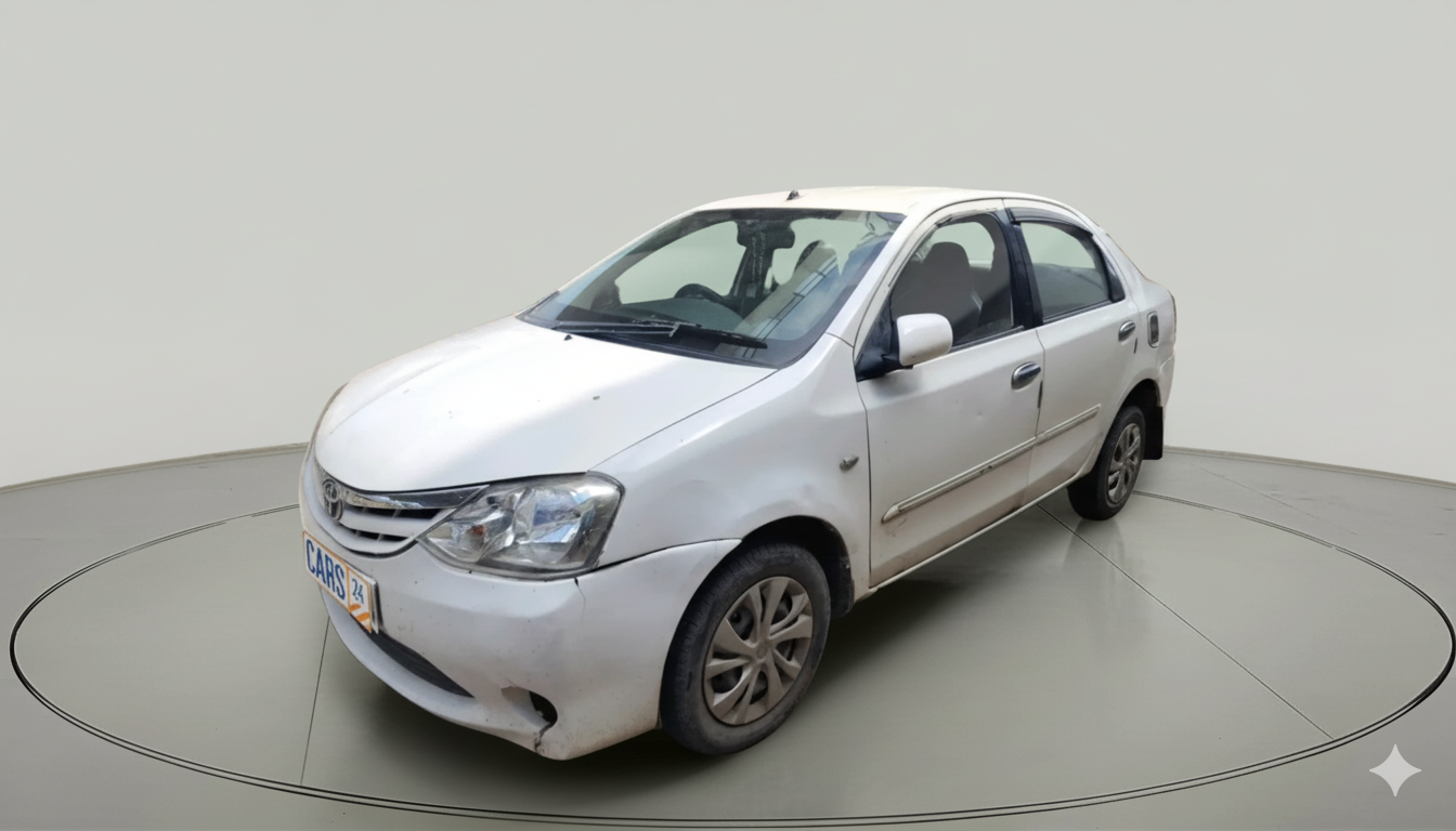 2012 Toyota Etios G, Petrol, Manual, 1,83,050 km, exterior