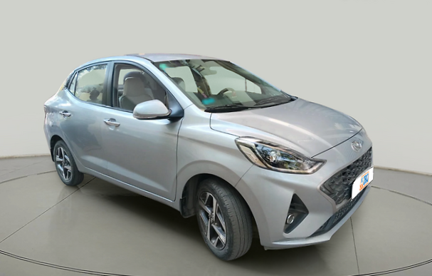 2021 Hyundai AURA SX PLUS 1.2 AMT, Petrol, Automatic, 55,053 km, exterior