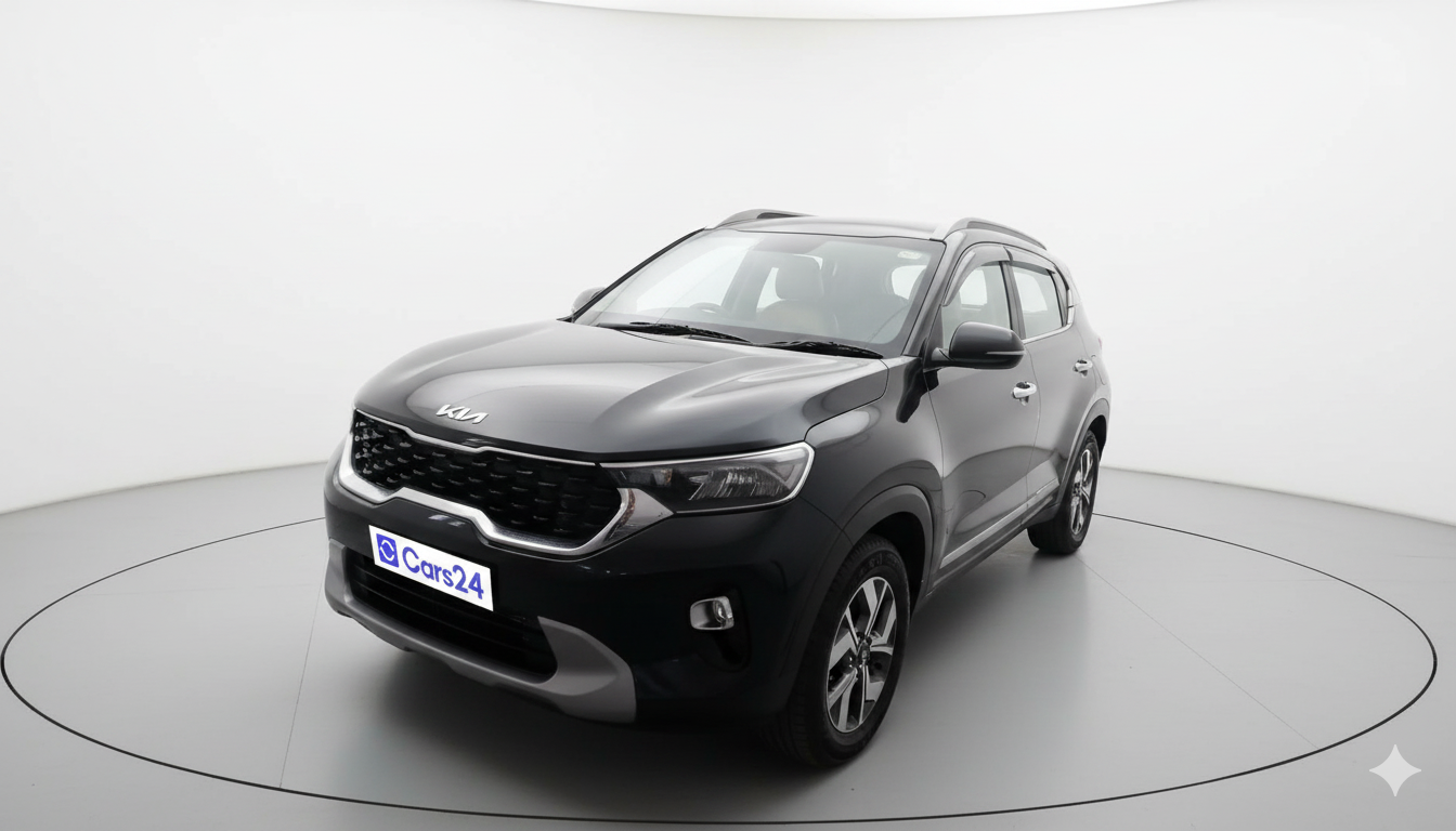 2023 KIA SONET HTX 1.0 TURBO PETROL IMT, Petrol, Manual, 15,924 km, exterior