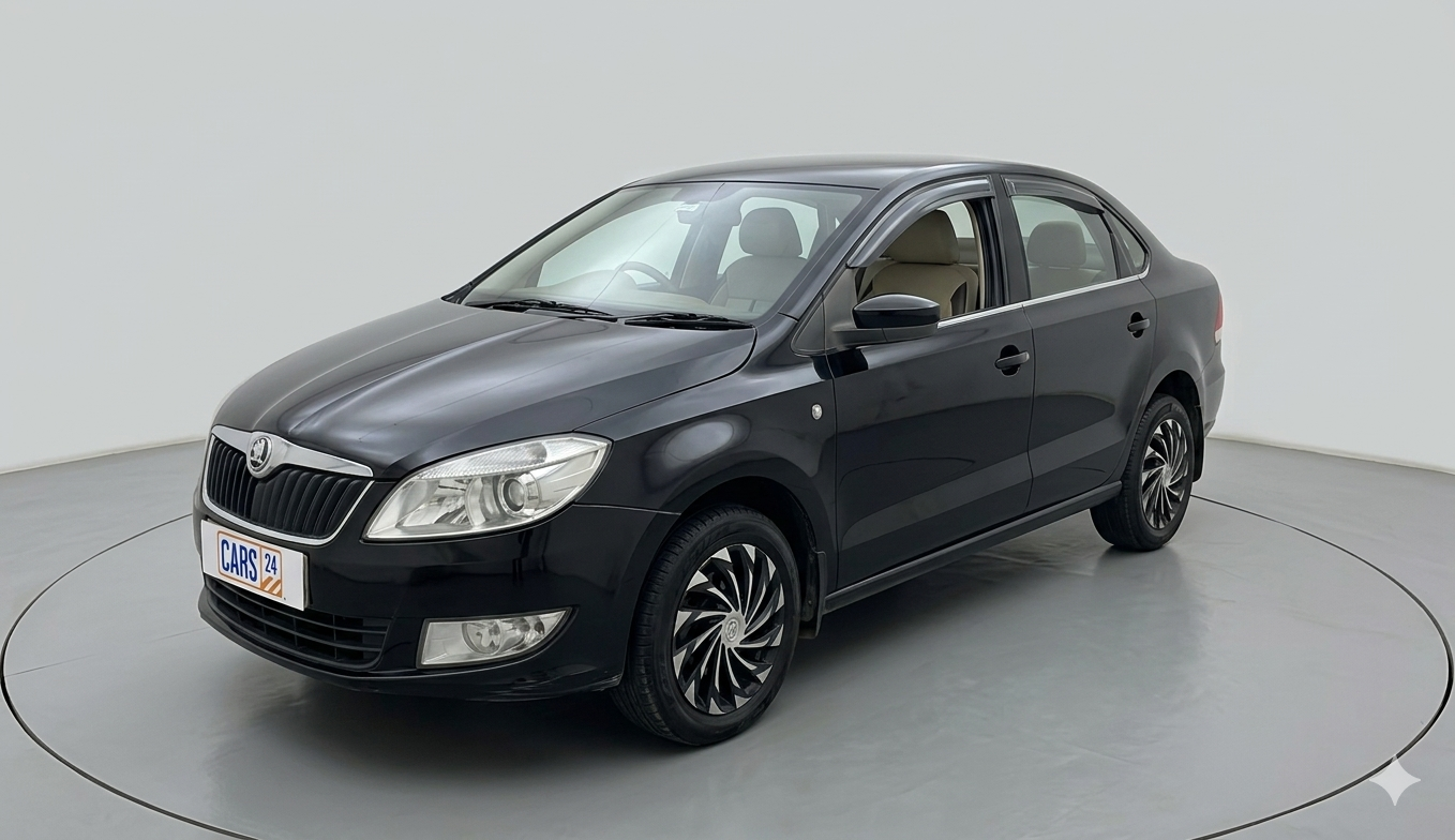 2012 Skoda Rapid AMBITION 1.6 TDI CR MT, Diesel, Manual, 1,39,423 km, exterior