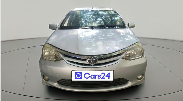 2011 Toyota Etios G, Petrol, Manual, 82,008 km, exterior