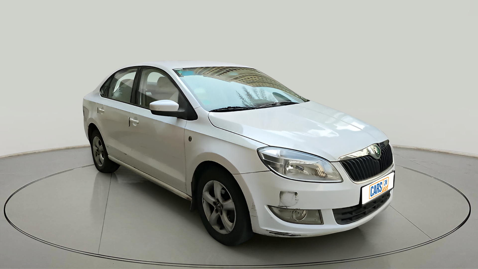 2013 Skoda Rapid ELEGANCE 1.6 MPI MT, Petrol, Manual, 94,297 km, exterior