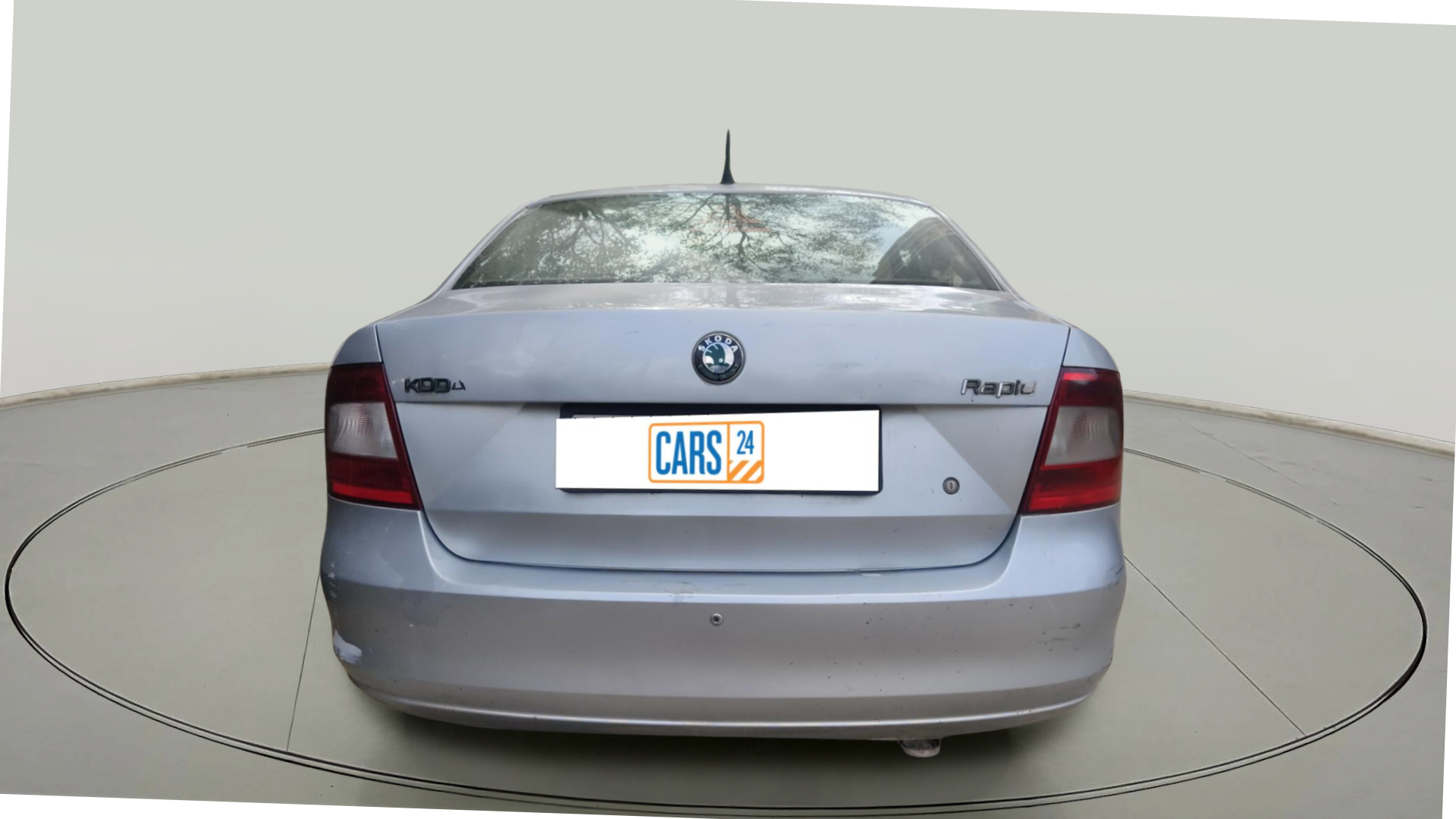 2012 Skoda Rapid AMBITION 1.6 TDI CR MT, Diesel, Manual, 1,02,452 km, exterior