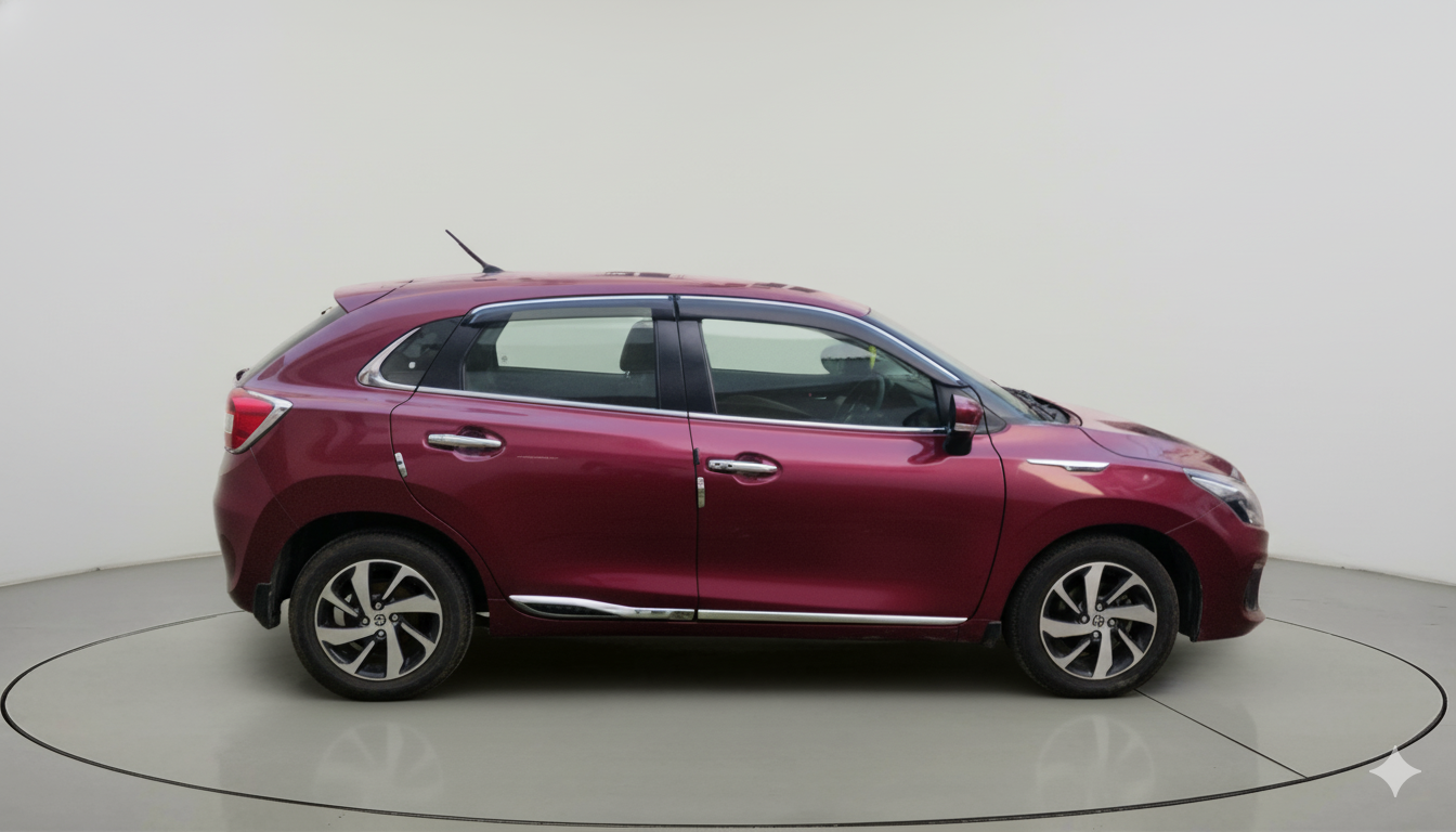 2022 Toyota Glanza V AMT, Petrol, Automatic, 35,103 km, exterior