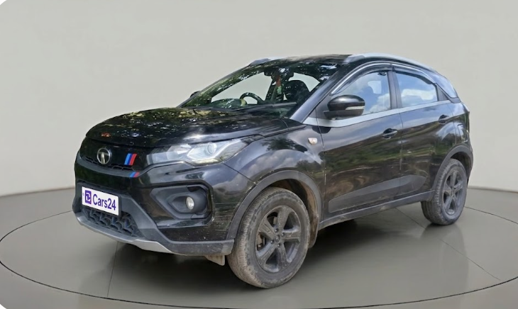 2021 Tata NEXON XZ PLUS (O) PETROL DARK EDITION, Petrol, Manual, 96,480 km, exterior