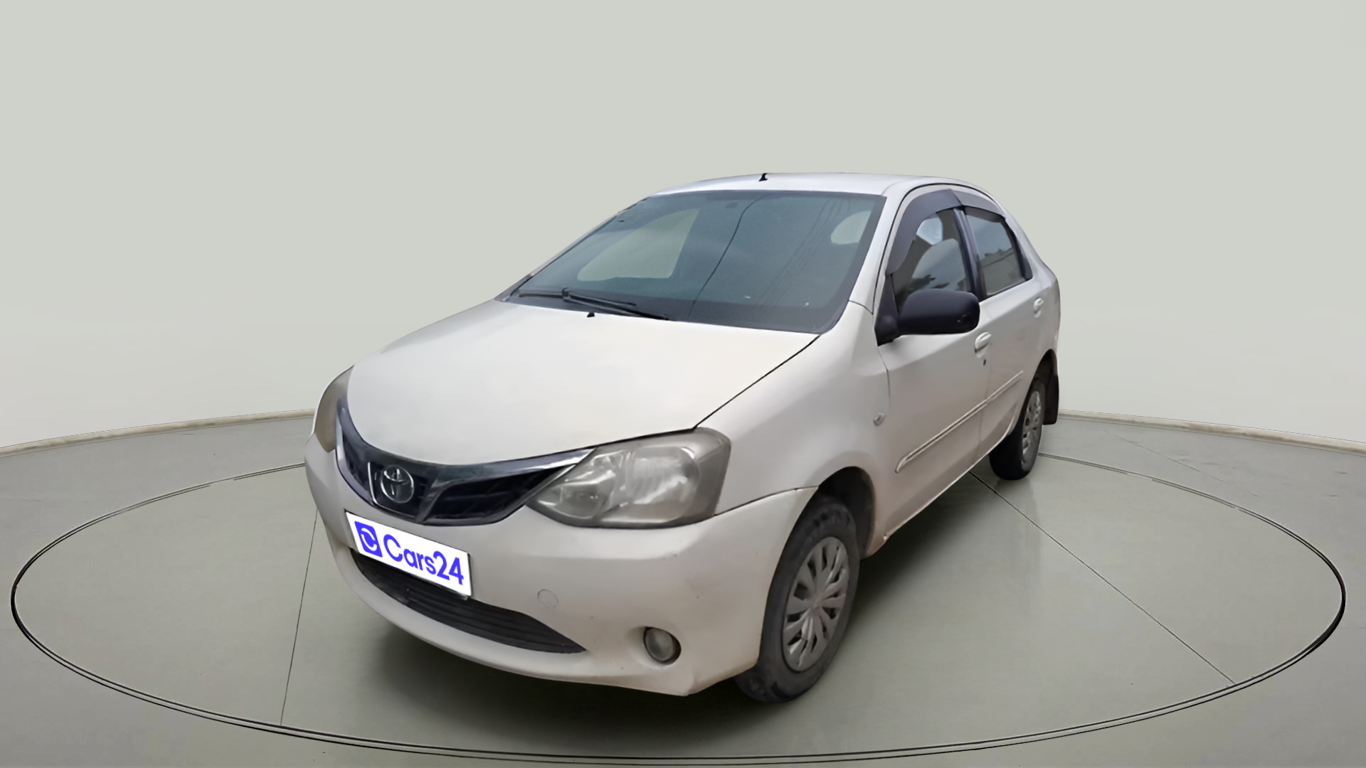 2012 Toyota Etios G, CNG, Manual, 1,62,890 km, exterior