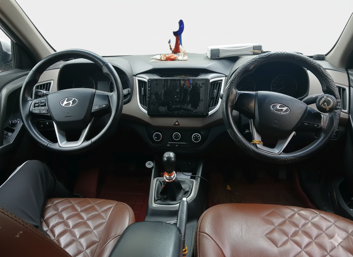 2017 Hyundai Creta E PLUS 1.4 DIESEL, Diesel, Manual, 1,04,864 km, interior