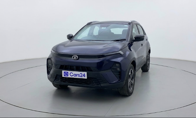 2024 Tata NEXON Creative Plus 1.2 Revotron 6AMT Dark Edition, Petrol, Manual, 14,808 km, exterior