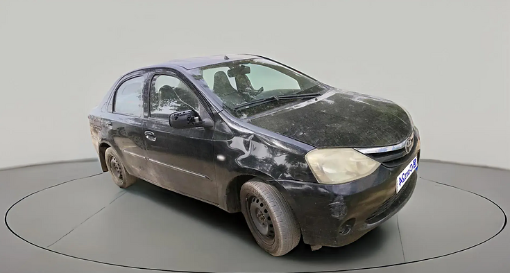 2011 Toyota Etios G, CNG, Manual, 1,34,620 km, exterior