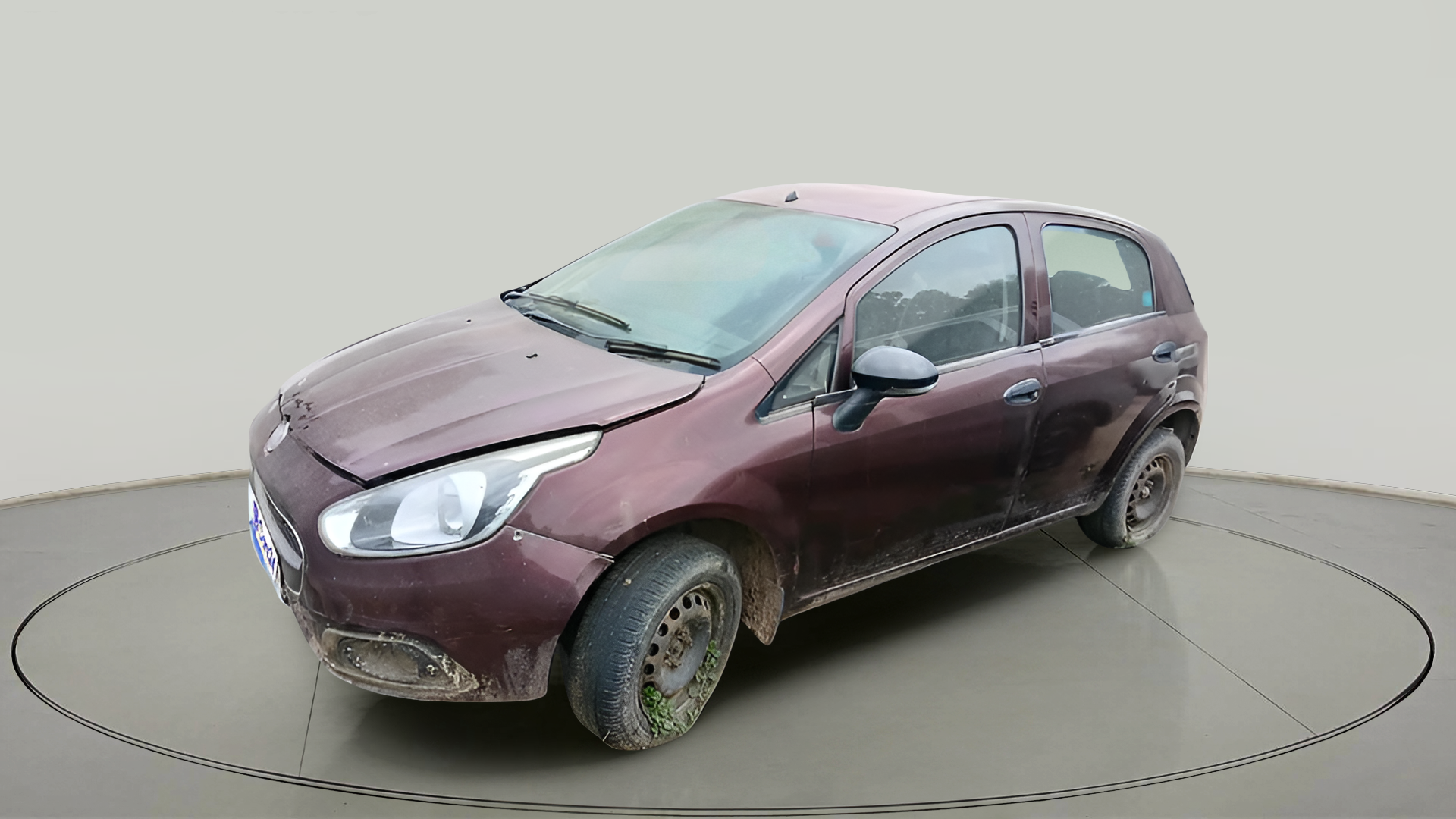 2014 Fiat Punto EVO ACTIVE 1.3 MULTIJET, Diesel, Manual, 1,04,716 km, exterior