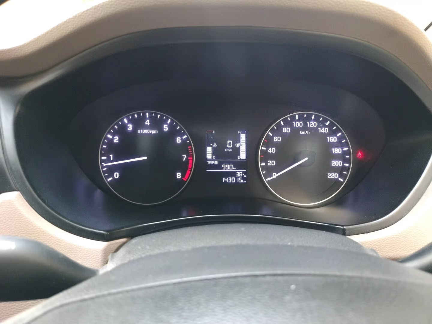 2016 Hyundai Elite i20 MAGNA 1.2, Petrol, Manual, 1,43,015 km, interior