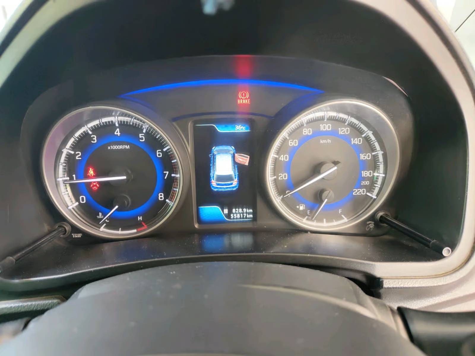 2016 Maruti Baleno ZETA PETROL 1.2, Petrol, Manual, 55,817 km, interior