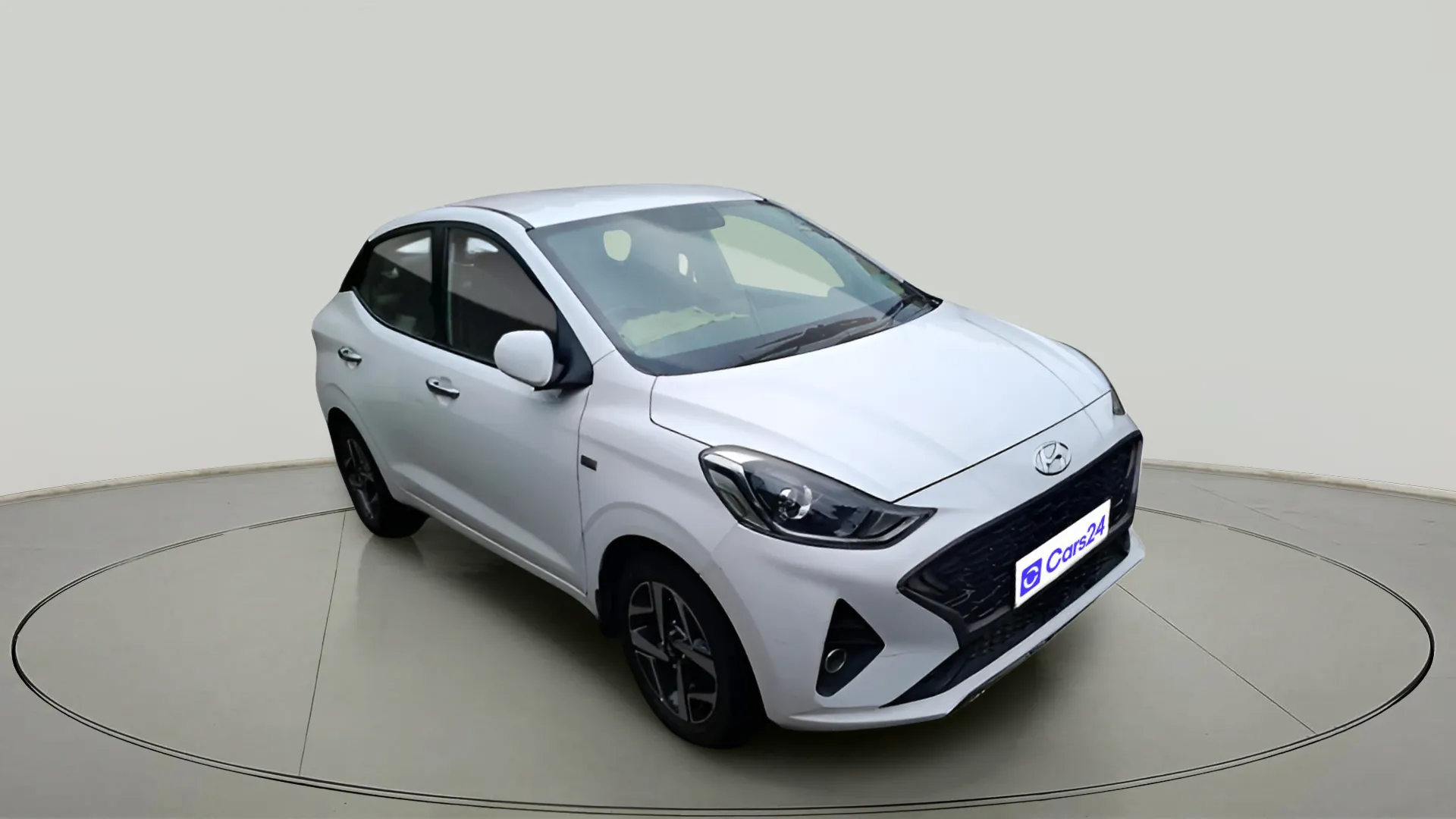 2021 Hyundai AURA SX PLUS 1.2 AMT, Petrol, Automatic, 57,296 km, exterior