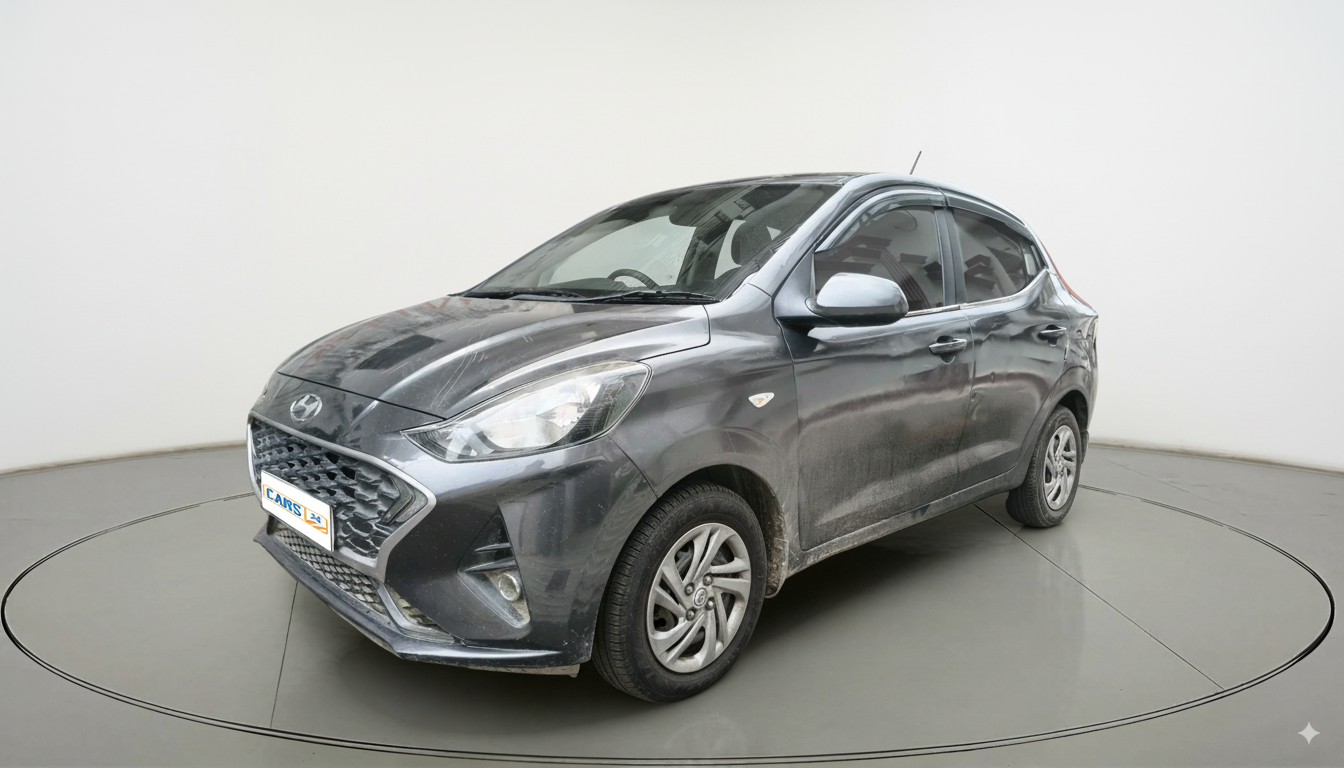2021 Hyundai AURA S 1.2 CNG, Petrol, Manual, 1,95,588 km, exterior