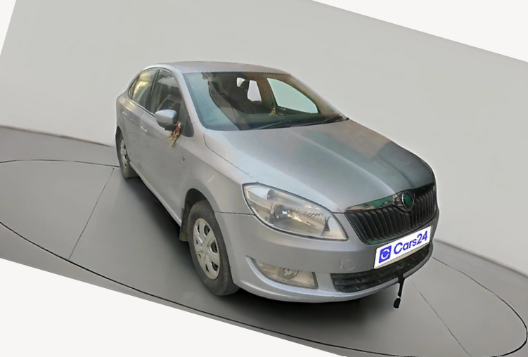 2013 Skoda Rapid AMBITION 1.6 TDI CR MT, Diesel, Manual, 1,30,357 km, exterior