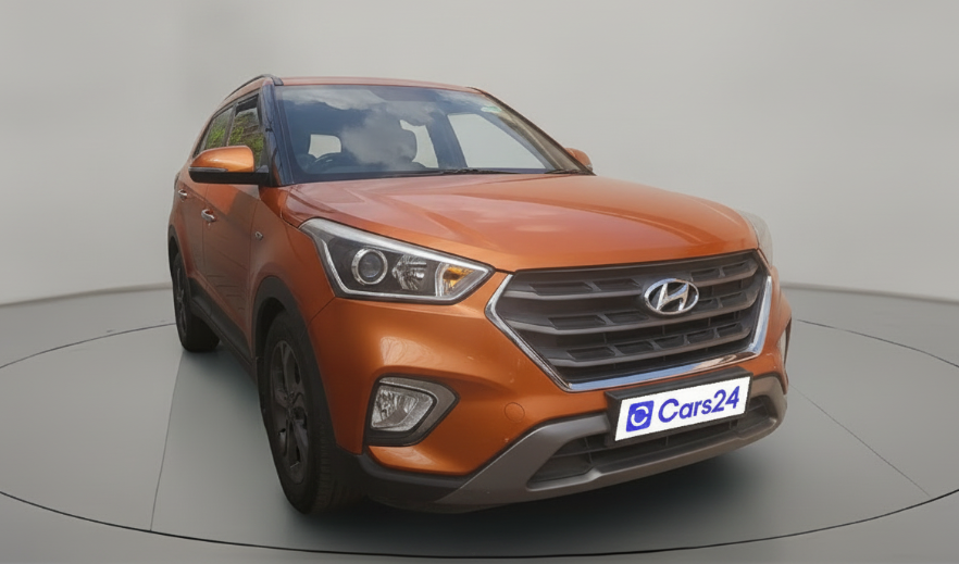 2018 Hyundai Creta SX AT 1.6 DIESEL, Diesel, Automatic, 1,04,380 km, exterior