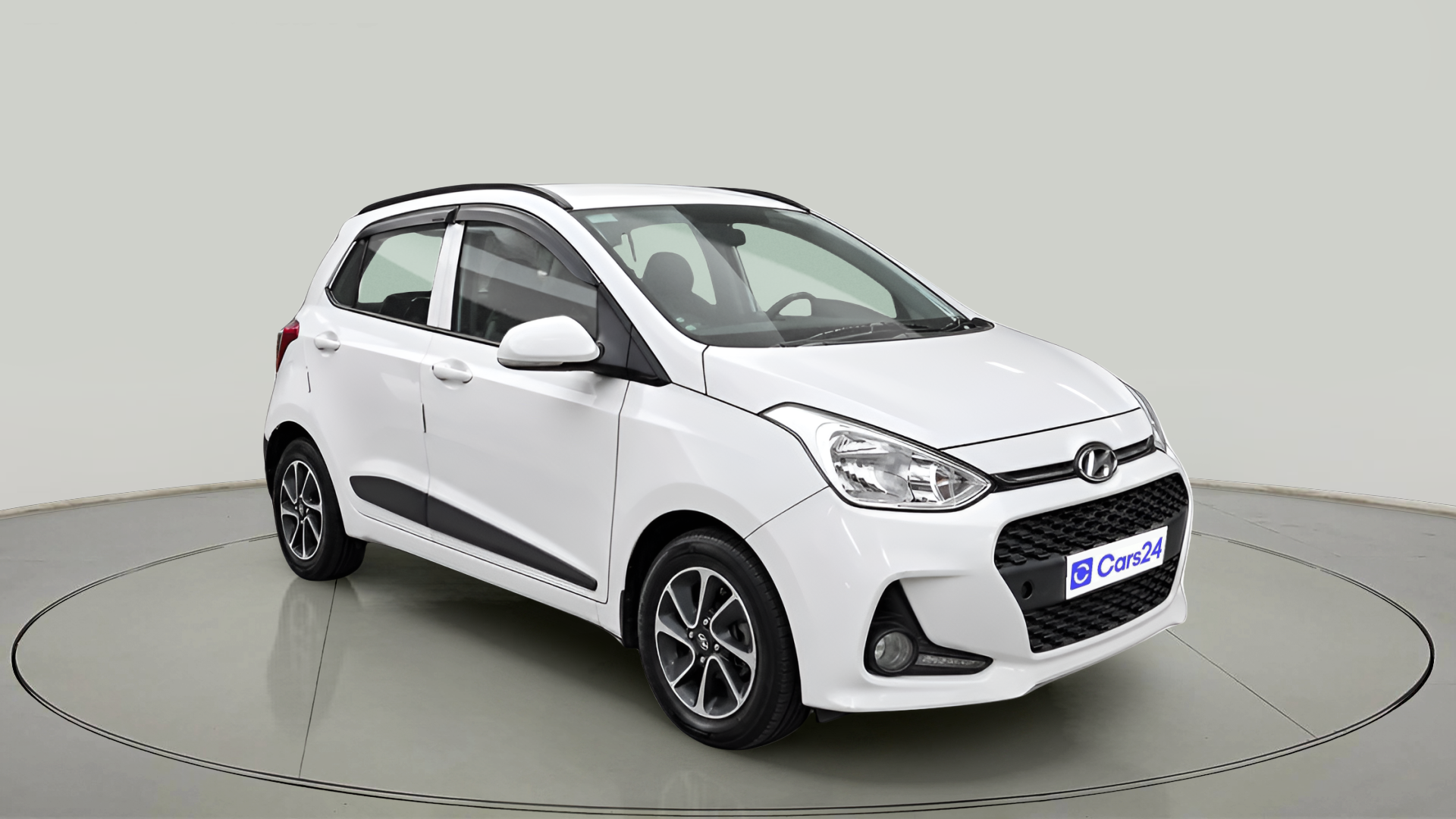 2017 Hyundai Grand i10 SPORTZ (O) AT 1.2 KAPPA VTVT, Petrol, Automatic, 96,330 km, exterior