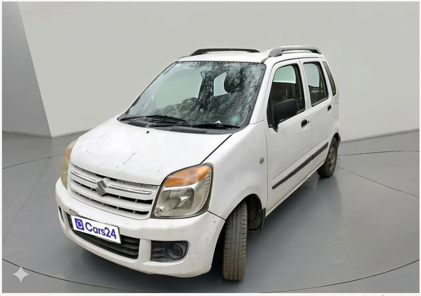 2010 Maruti Wagon R 1.0 LXI, CNG, Manual, 1,23,627 km, exterior