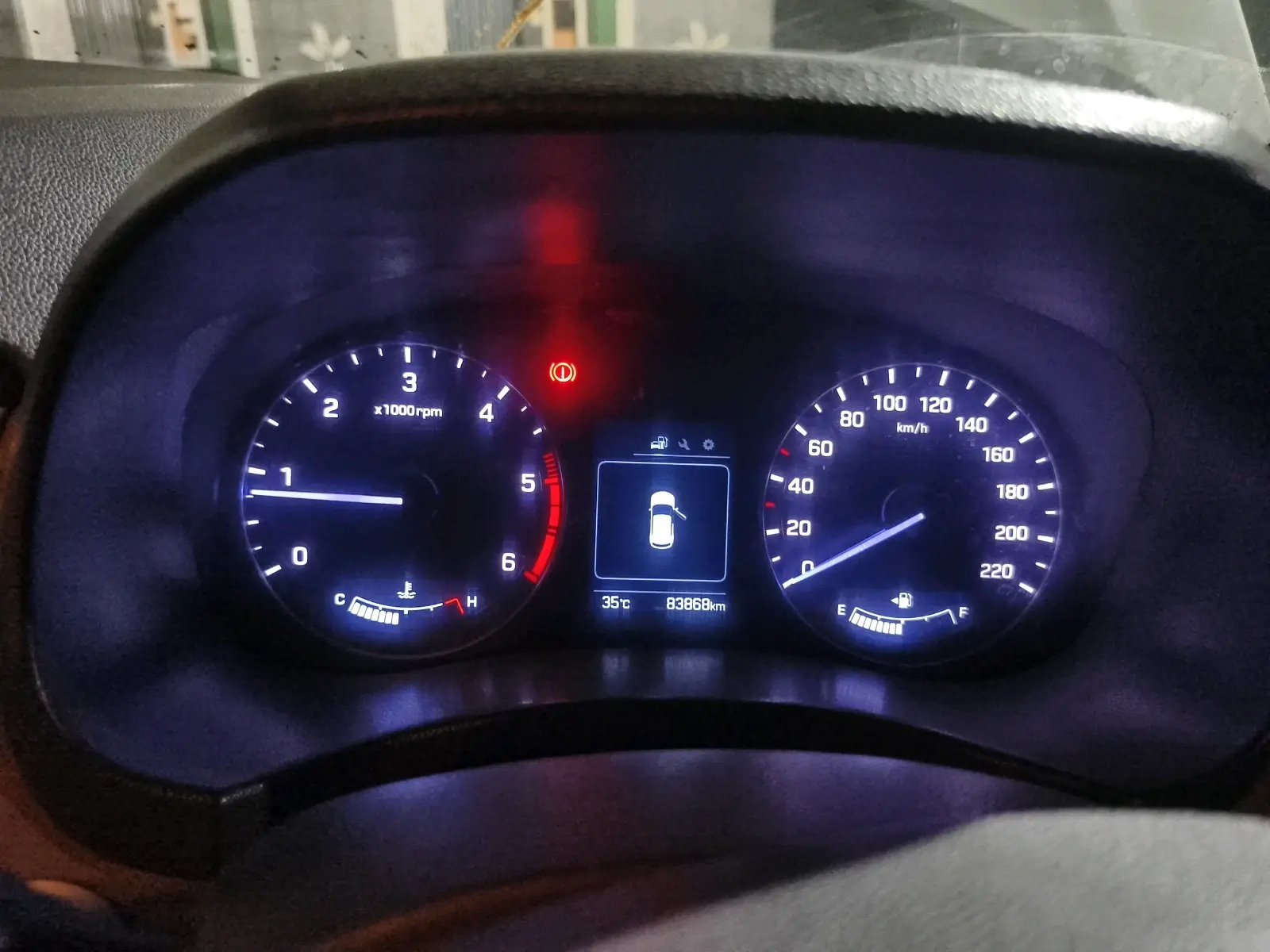2017 Hyundai Creta SX (O) 1.6 DIESEL, Diesel, Manual, 83,868 km, interior