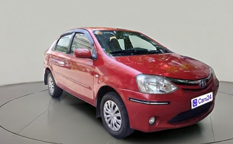 2011 Toyota Etios G, Petrol, Manual, 1,17,619 km, exterior