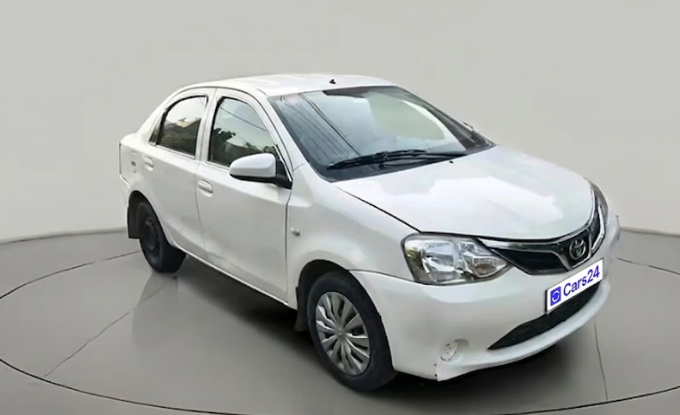 2015 Toyota Etios G, Petrol, Manual, 89,365 km, exterior