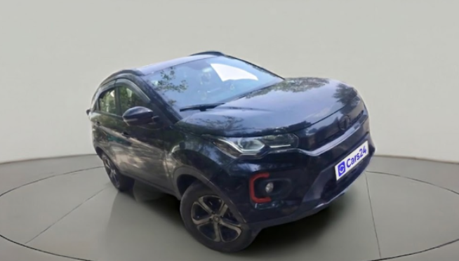 2023 Tata NEXON XZA PLUS LUX SUNROOF RED DARK PETROL, Petrol, Automatic, 93,227 km, exterior
