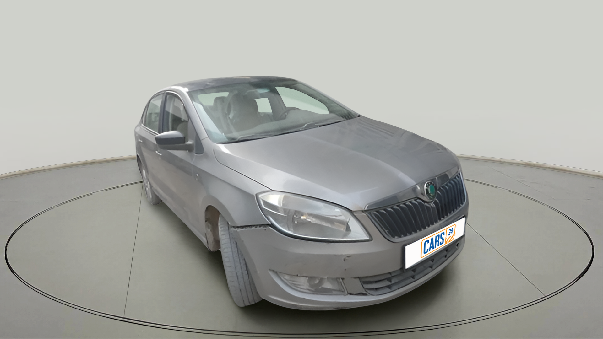 2012 Skoda Rapid ELEGANCE 1.6 TDI CR MT, Diesel, Manual, 77,280 km, exterior