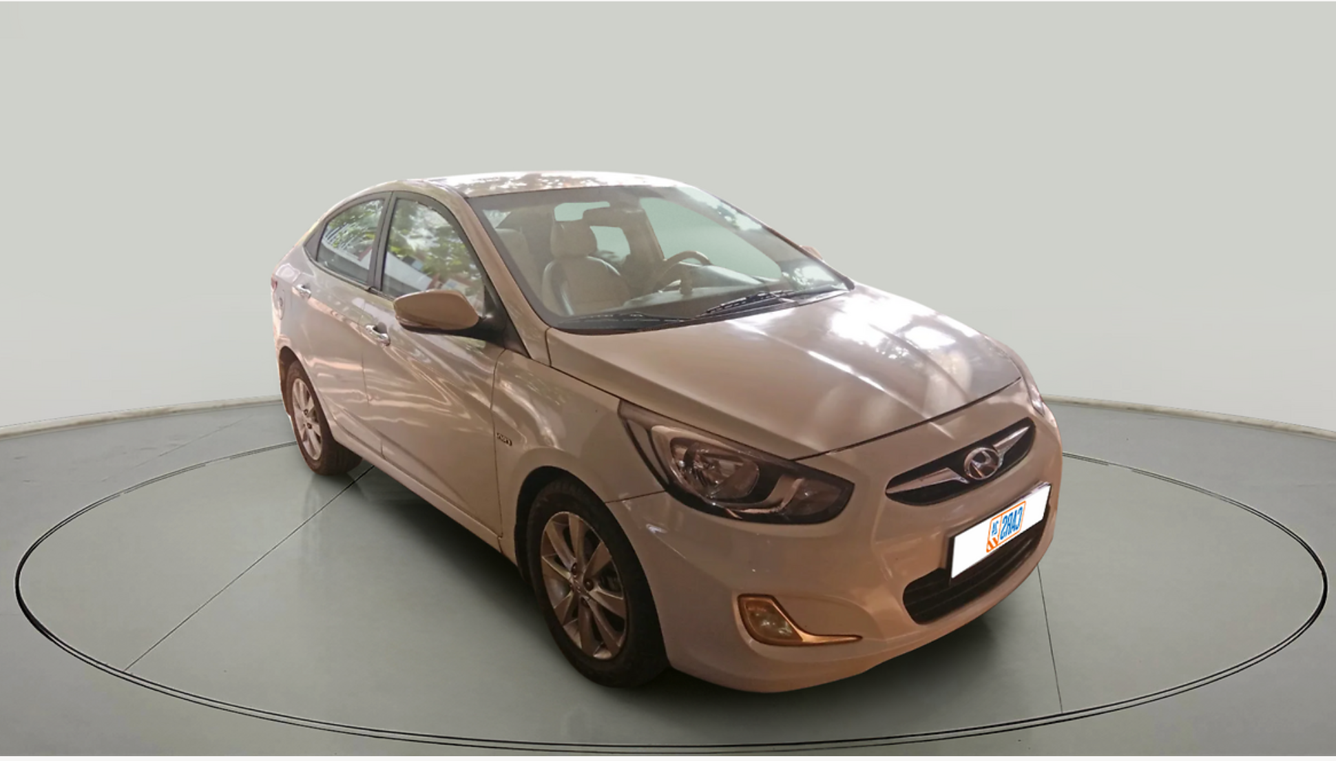 2012 Hyundai Verna FLUIDIC 1.6 CRDI EX, Diesel, Manual, 99,567 km, exterior