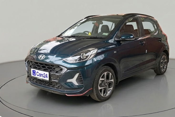 2025 Hyundai GRAND I10 NIOS Sportz (O) 1.2 Kappa AMT, Petrol, Automatic, 3,411 km, exterior