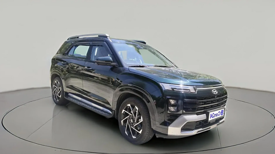 2025 Hyundai ALCAZAR Platinum 7 STR 1.5 Turbo GDi Petrol MT, Petrol, Manual, 5,457 km, exterior