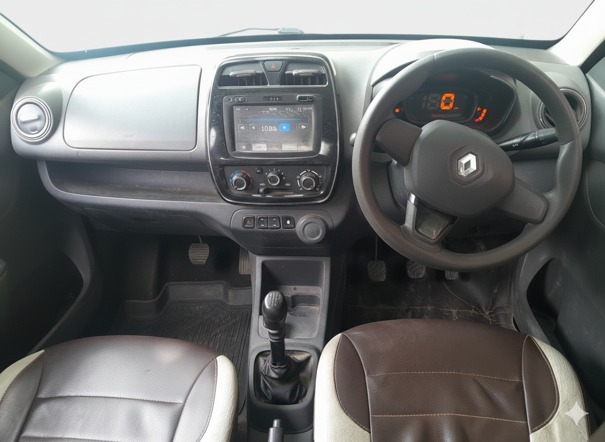 2016 Renault Kwid RXT 0.8, Petrol, Manual, 78,623 km, interior