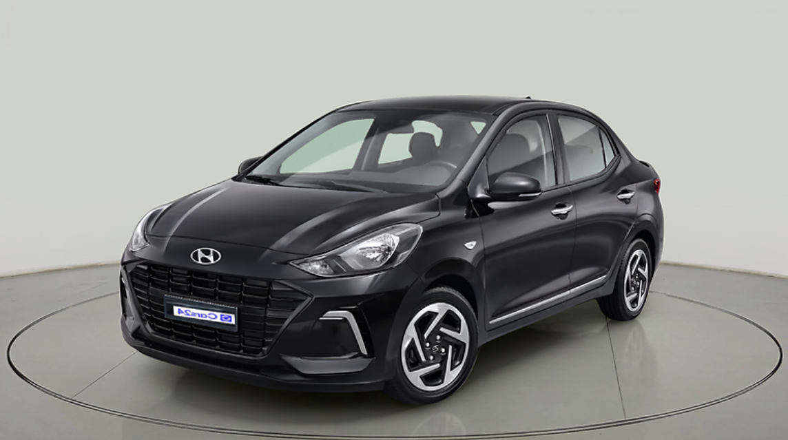 2024 Hyundai AURA S 1.2 CNG, CNG, Manual, 12,300 km, exterior