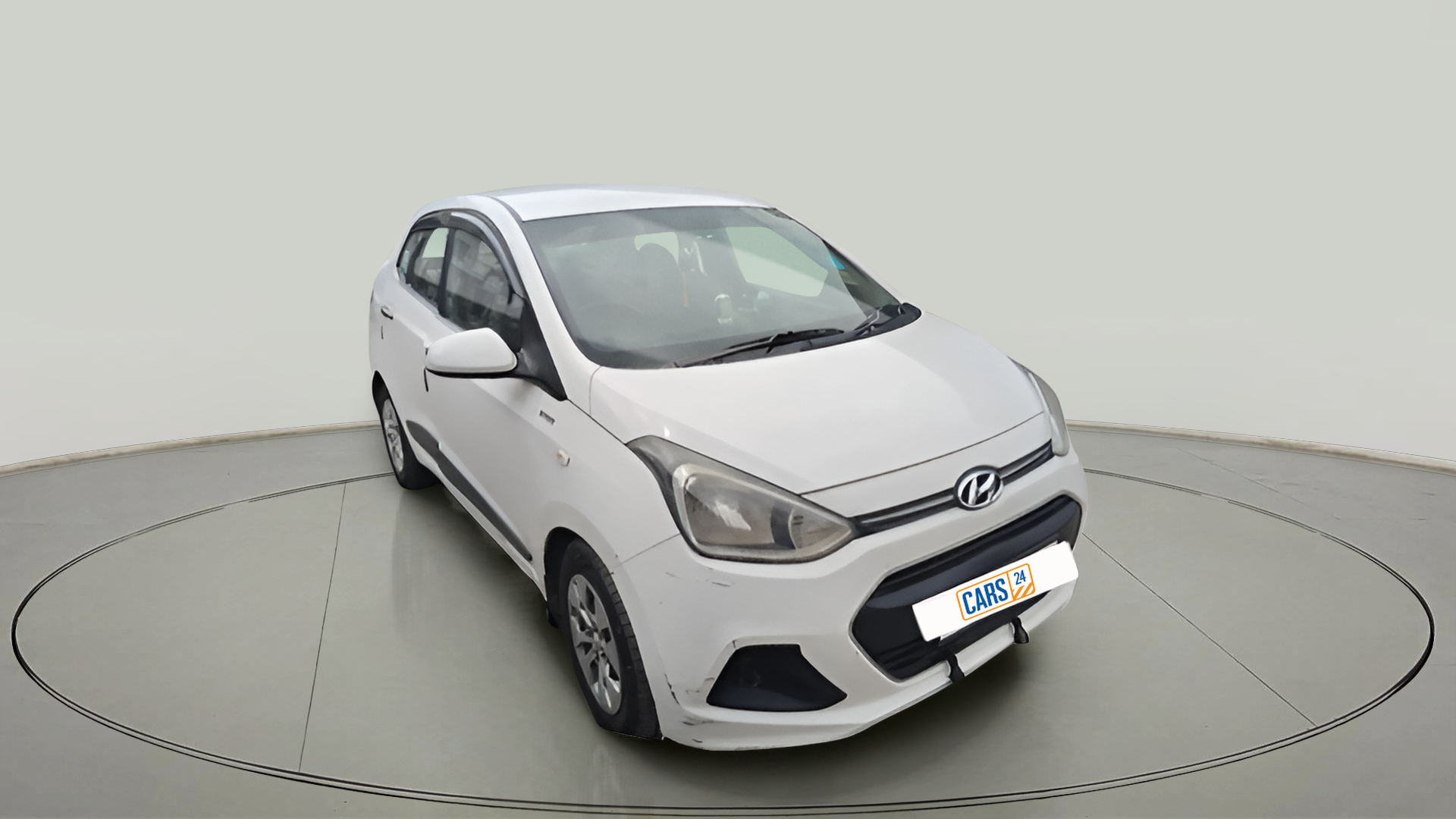 2017 Hyundai Xcent BASE 1.2, CNG, Manual, 1,03,642 km, exterior