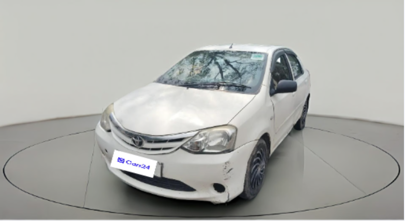 2011 Toyota Etios G, CNG, Manual, 2,05,068 km, exterior