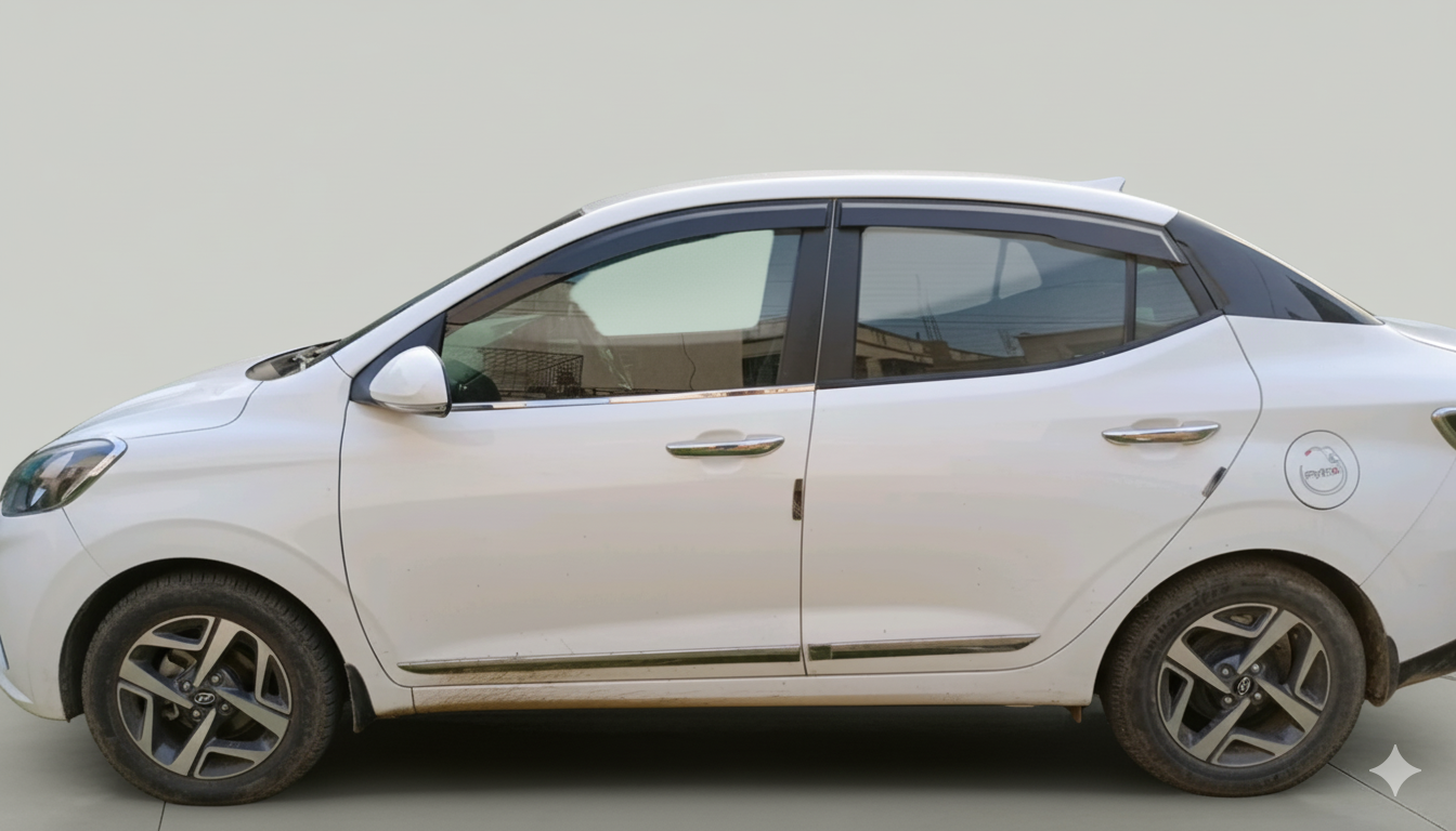 2021 Hyundai AURA SX 1.2, Petrol, Manual, 53,498 km, exterior